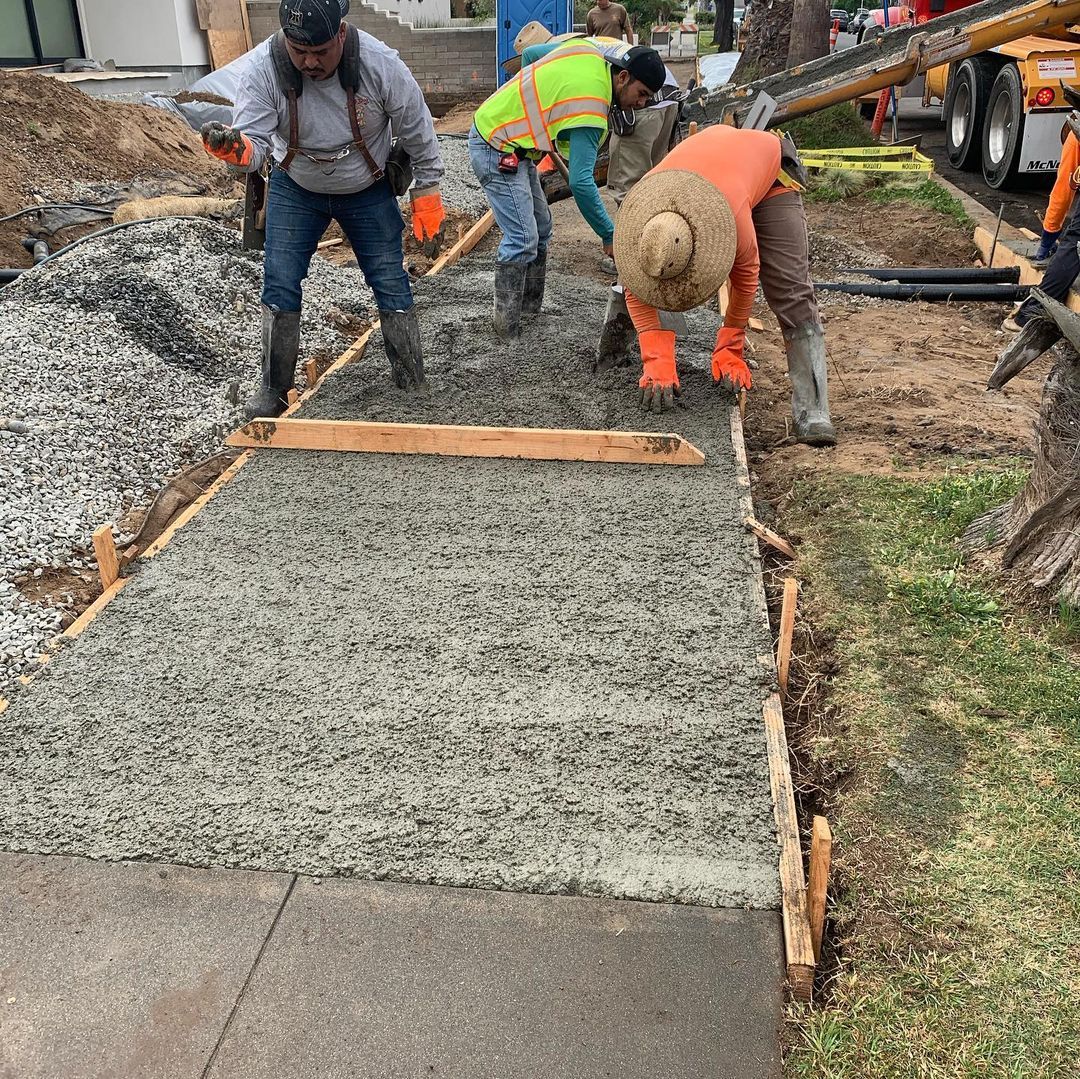 sidewalk installation