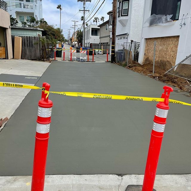 concrete installation